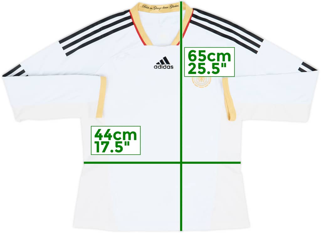 2011-12 Germany Women's Home L/S Shirt - 8/10 - (Women's M)