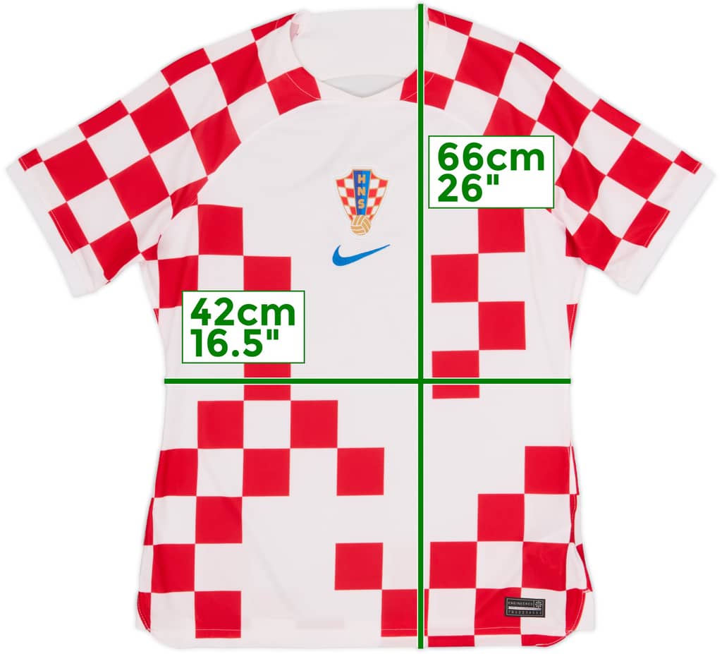 2022-23 Croatia Home Shirt - 10/10 - (Women's M)