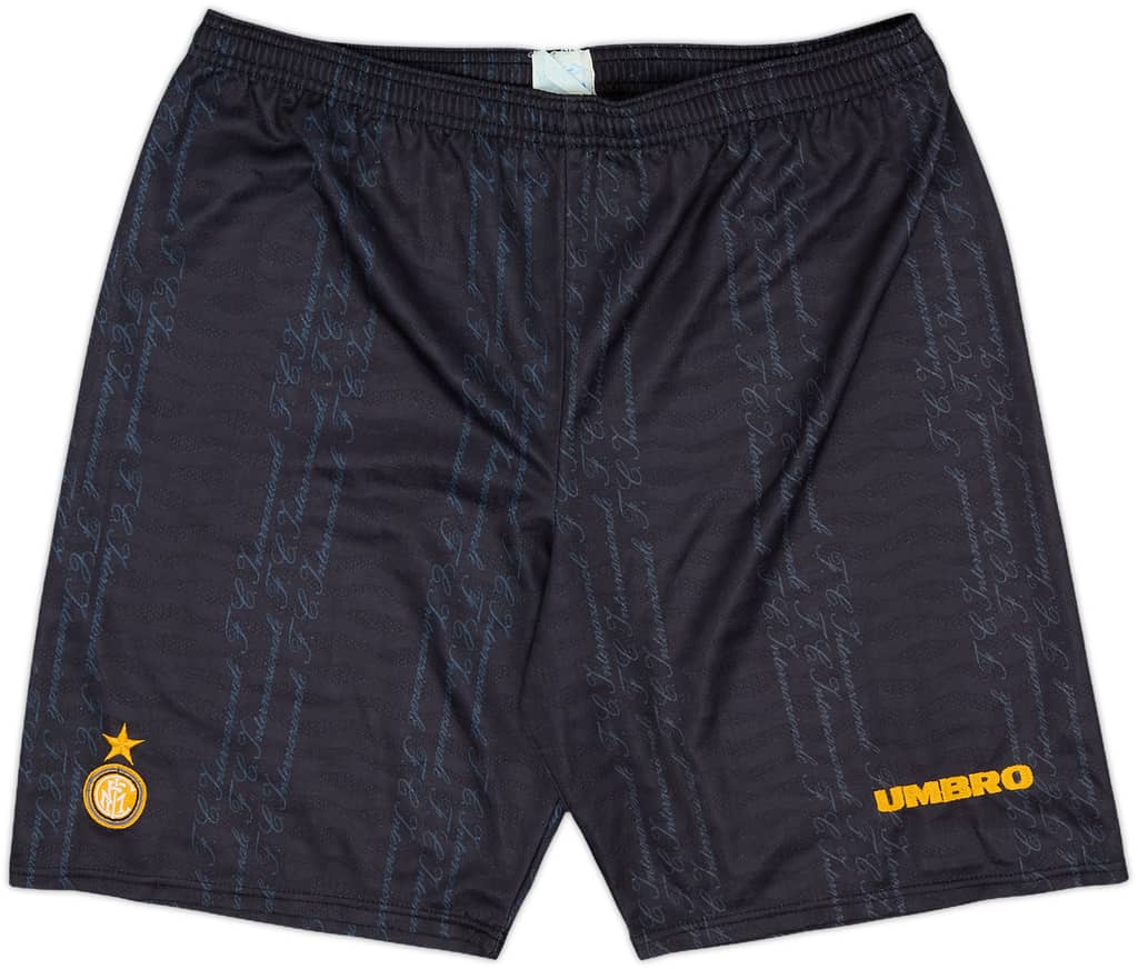 1996-97 Inter Milan Home Shorts - 8/10 - (L)
