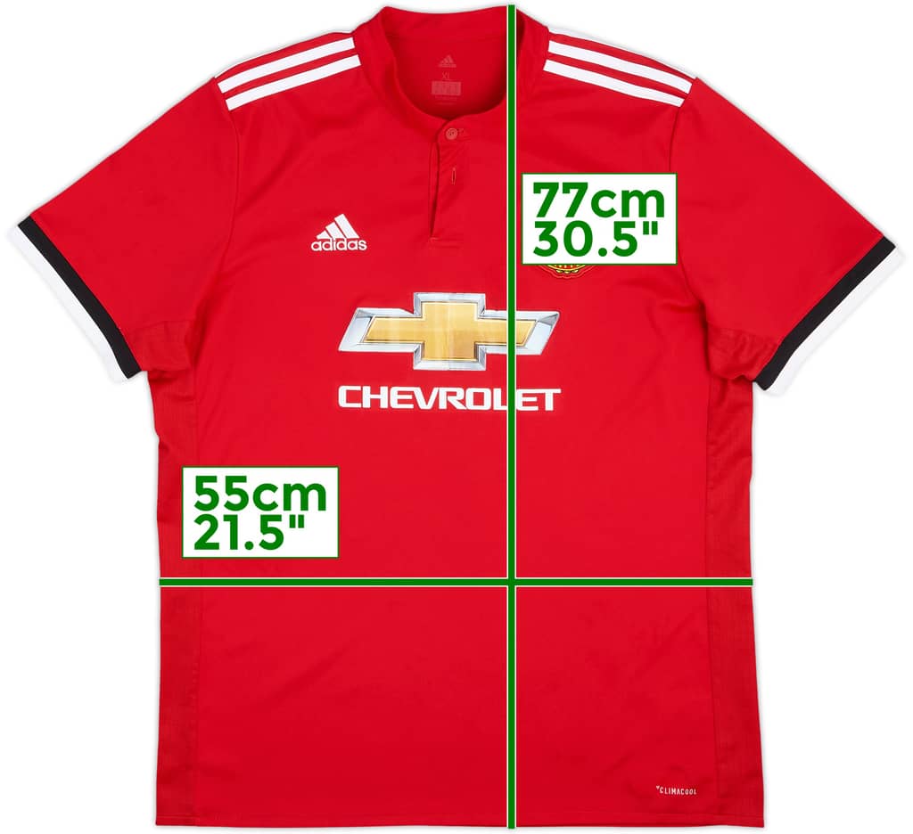 2017-18 Manchester United Home Shirt - 5/10 - (XL)
