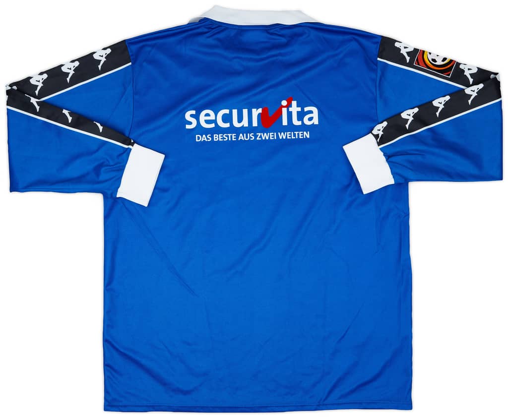 2001-02 St. Pauli Player Issue Kappa Training L/S Shirt #20 (Henzler) - 8/10 - (XL)