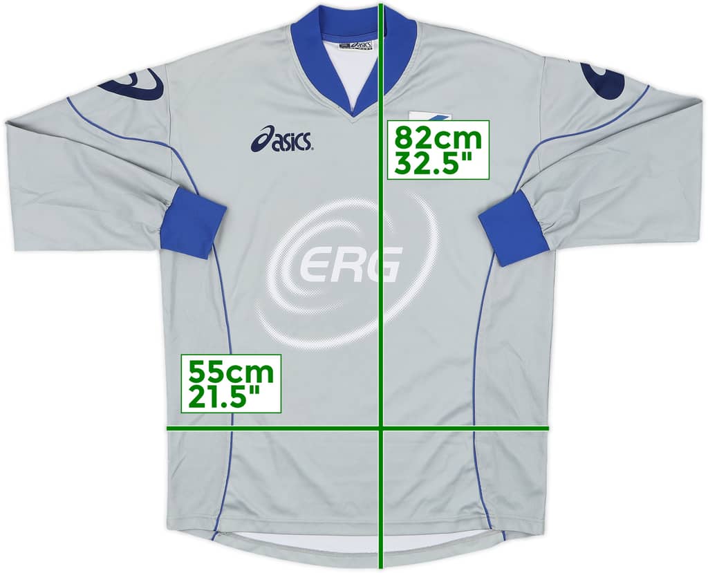 2003-04 Sampdoria Asics Training L/S Shirt - 9/10 - (M)
