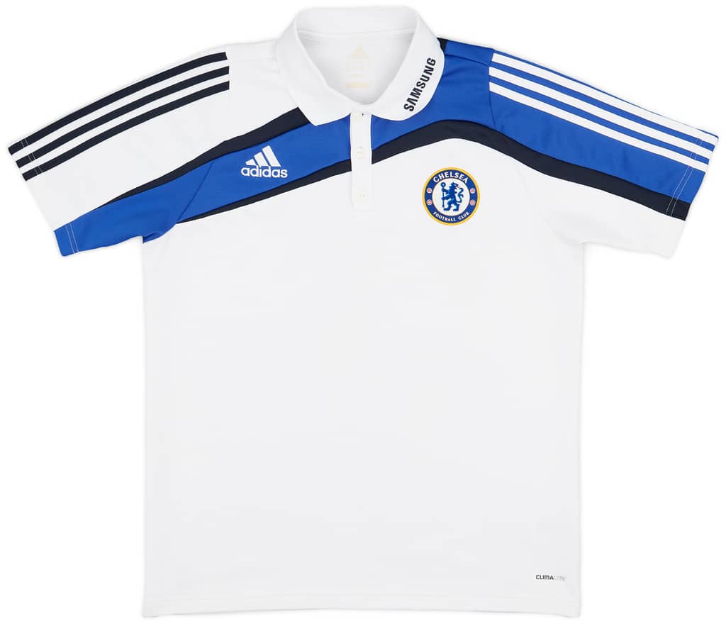 2009-10 Chelsea adidas Polo Shirt - 8/10 - (L)