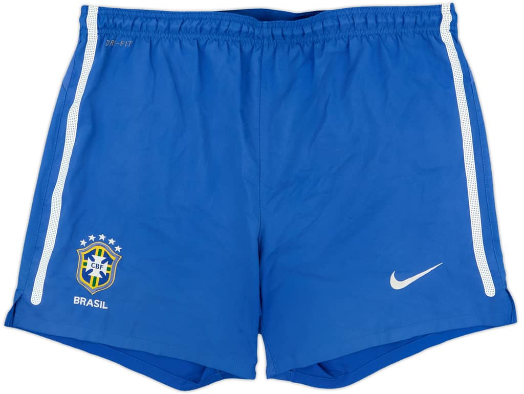 2010-11 Brazil Home Shorts - 7/10 - (L)