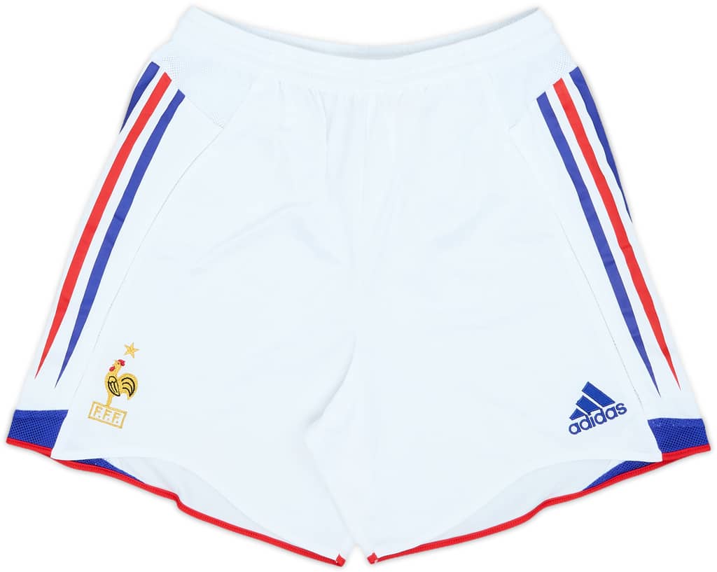 2004-06 France Home Shorts - 9/10 - (XL.Boys)