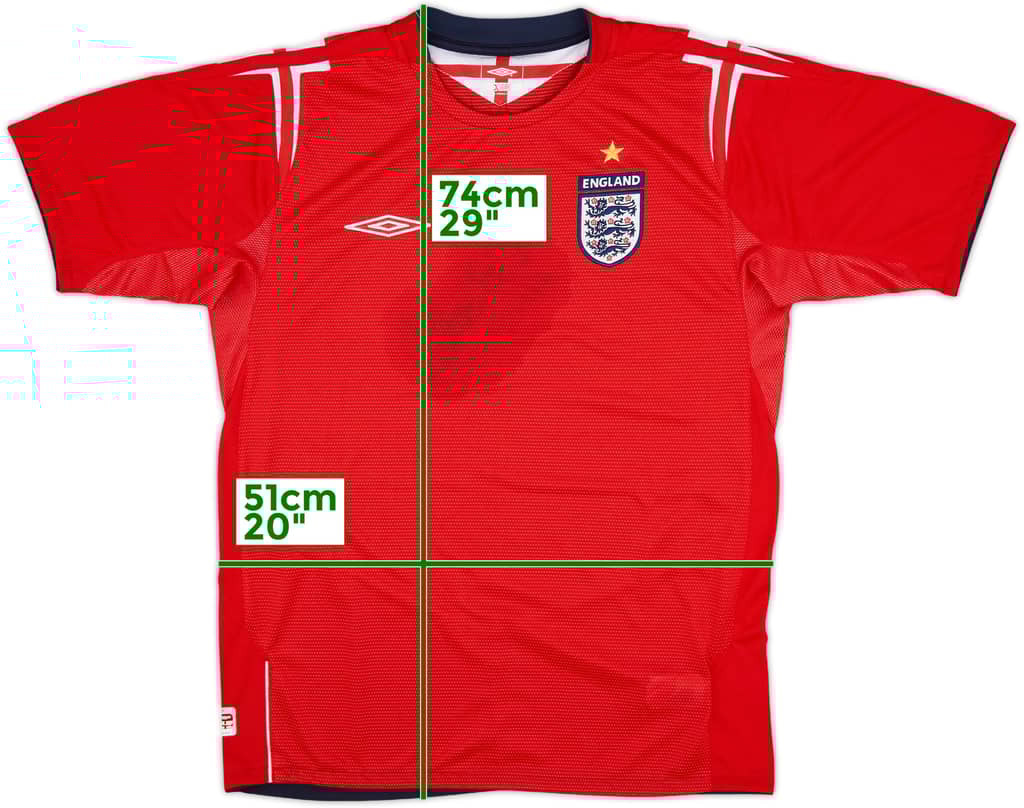 2004-06 England Away Shirt - 4/10 - (M)