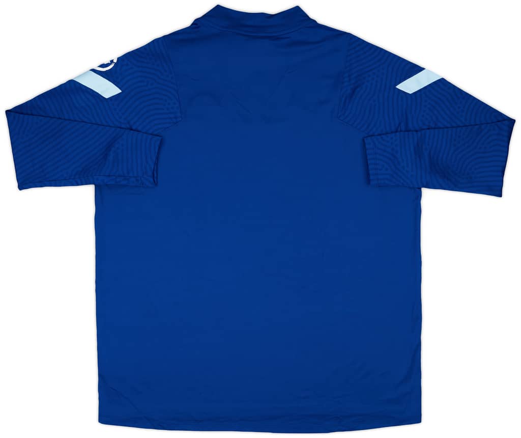 2021 Chelsea Staff Issue FA Cup Final 1/2 Zip Drill Top