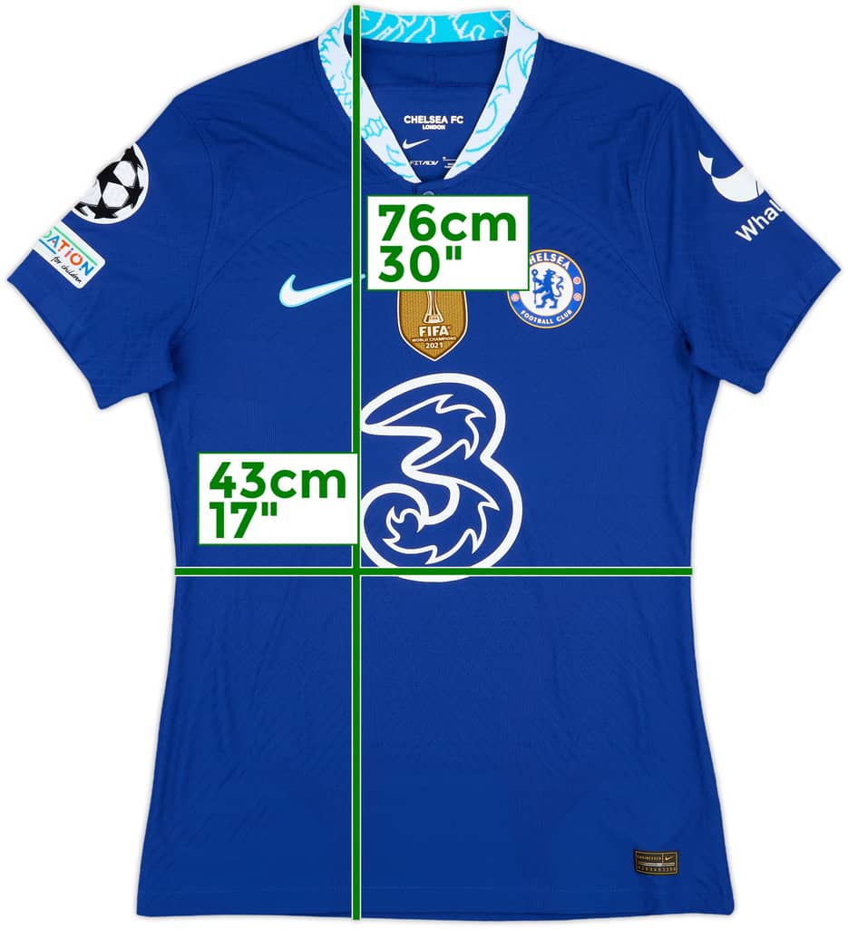 2022-23 Chelsea Player Issue Champions League Home Shirt - 9/10 - (M)