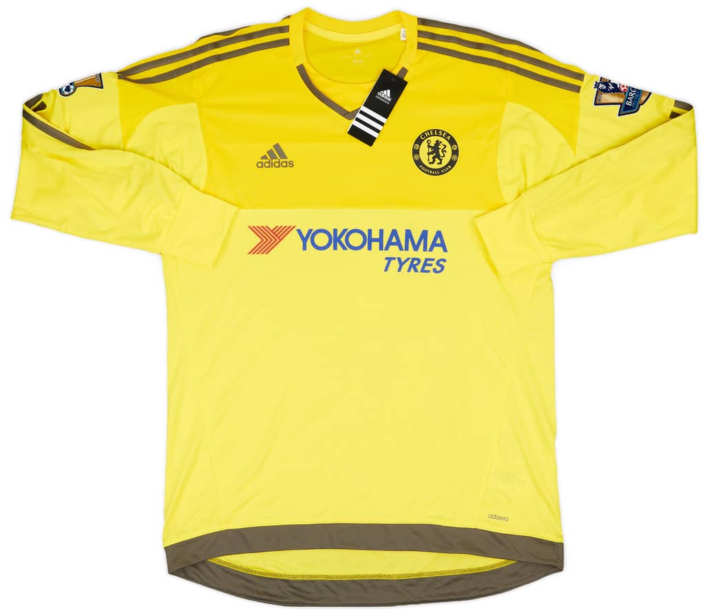 2015-16 Chelsea Match Issue Signed GK Shirt Begovic #1