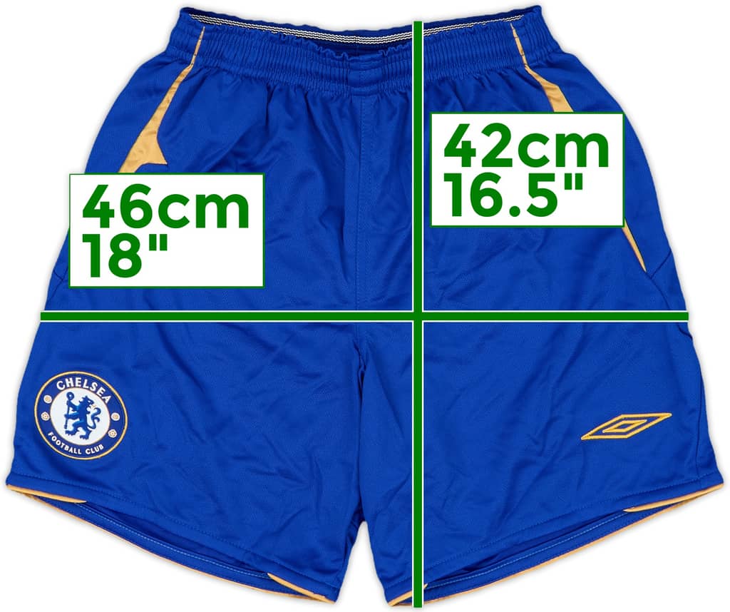 2005-06 Chelsea Home Shorts - 10/10 - (L.Boys)