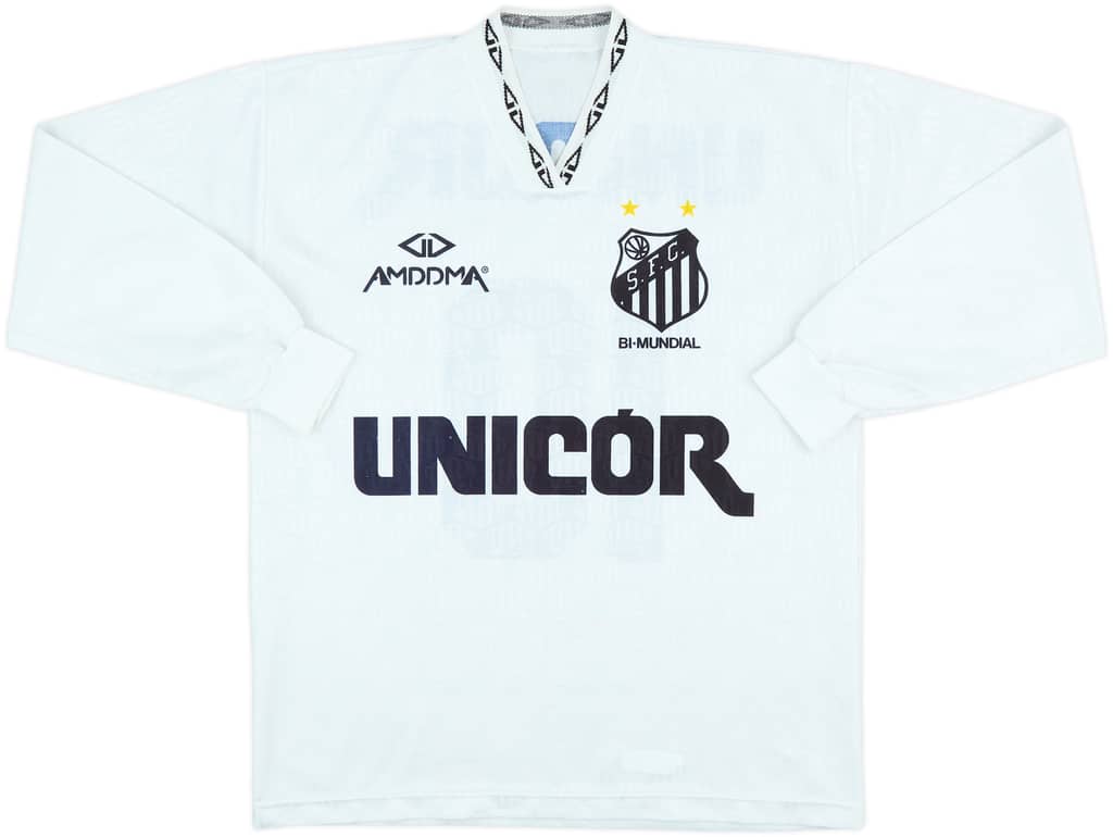 1995 Santos Home L/S Shirt #10 - 8/10 - (L)