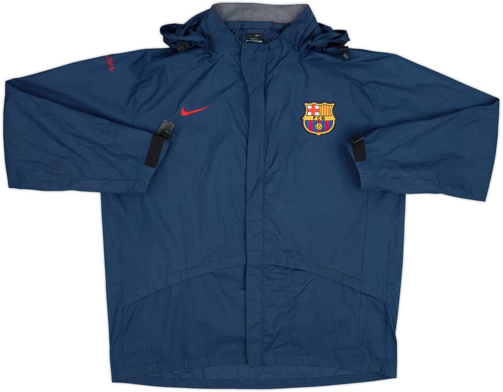 Chaqueta de lluvia con capucha Nike del Barcelona 2006-07 - 6/10 - (L)