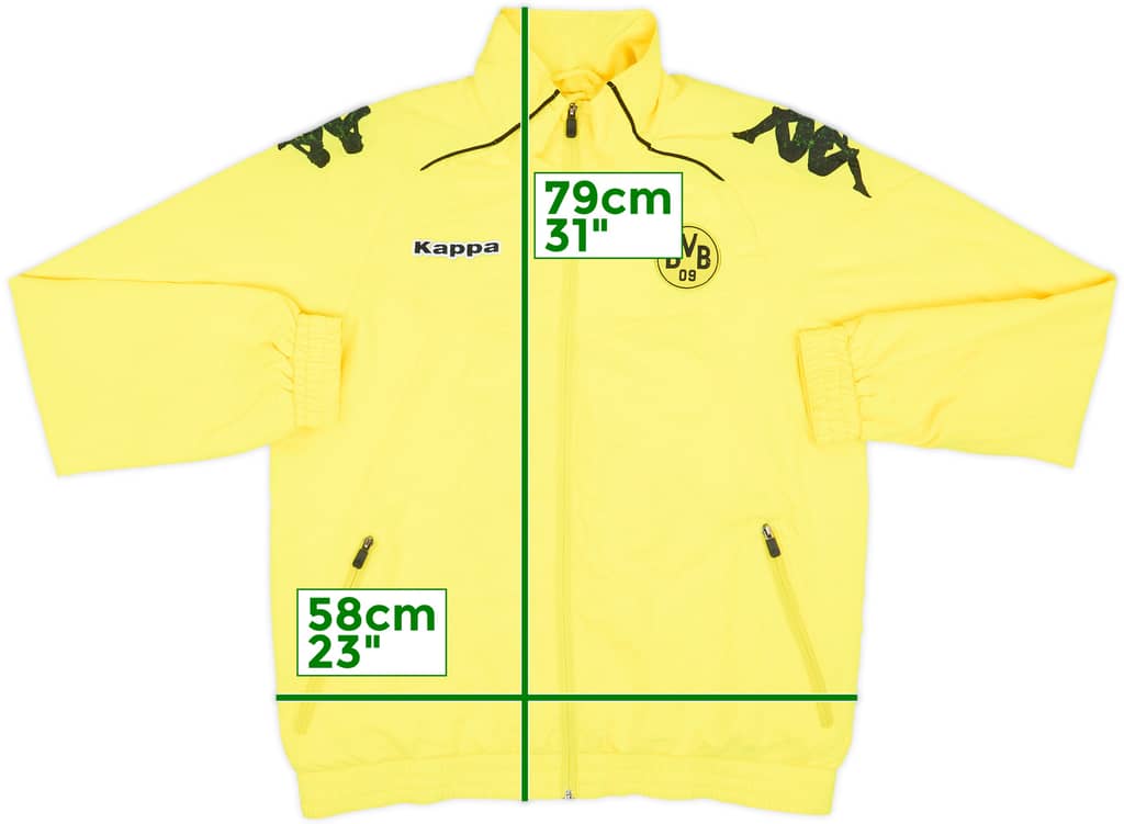 2010-11 Borussia Dortmund Kappa Track Jacket - 5/10 - (L)