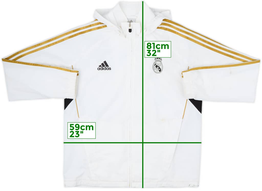 2011-12 Real Madrid adidas Hooded Track Jacket - 6/10 - (L)