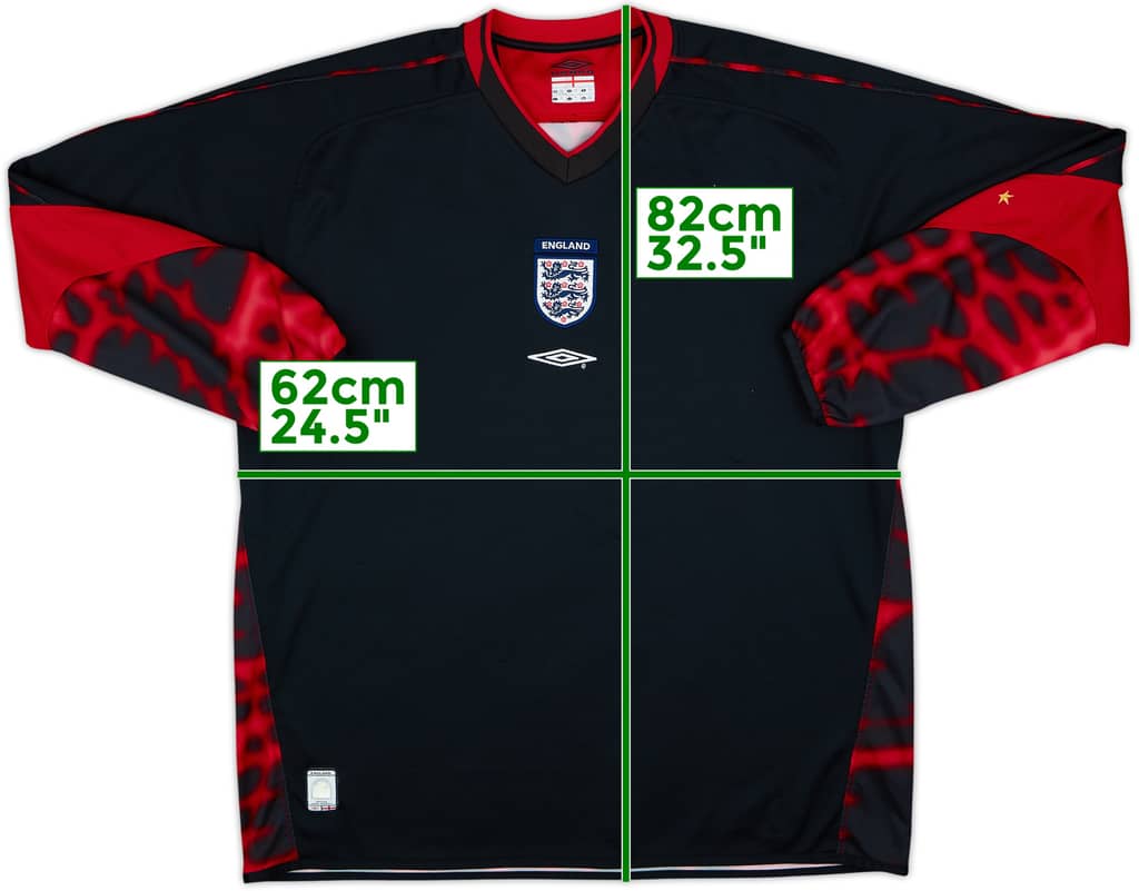 2004-06 England GK Shirt - 7/10 - (XXL)
