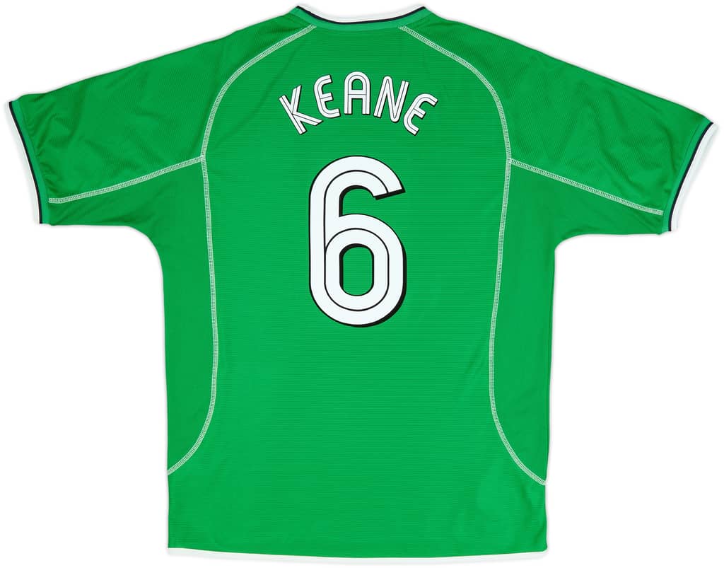 2001-03 Ireland Home Shirt Keane #6