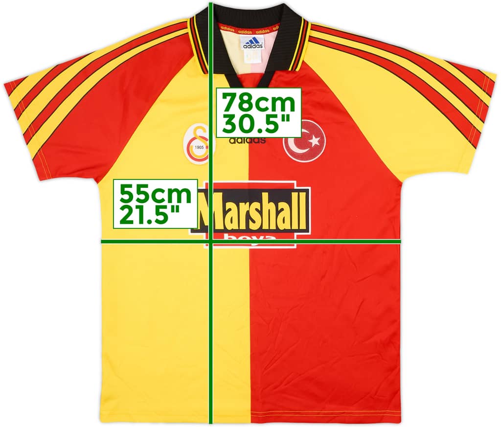 1998-99 Galatasaray Home Shirt - 9/10 - (L)