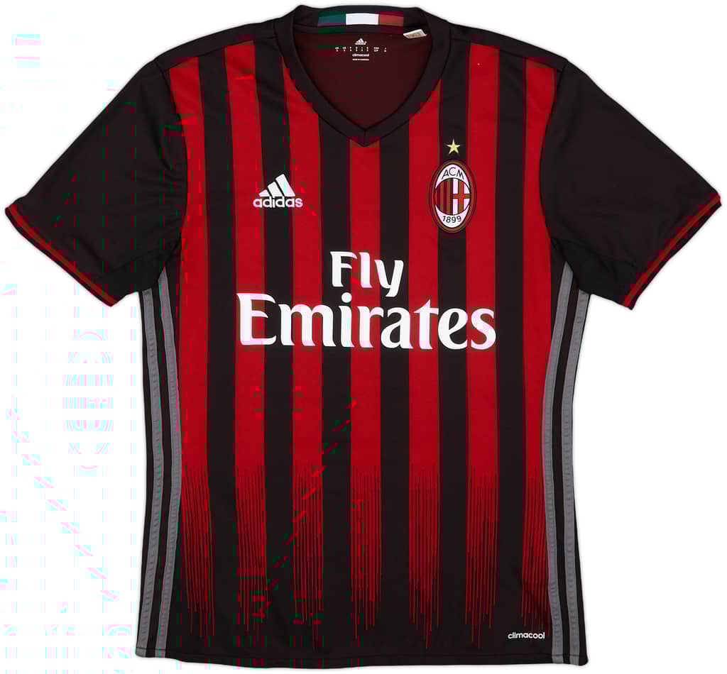 2016-17 AC Milan Home Shirt - 7/10 - (S)