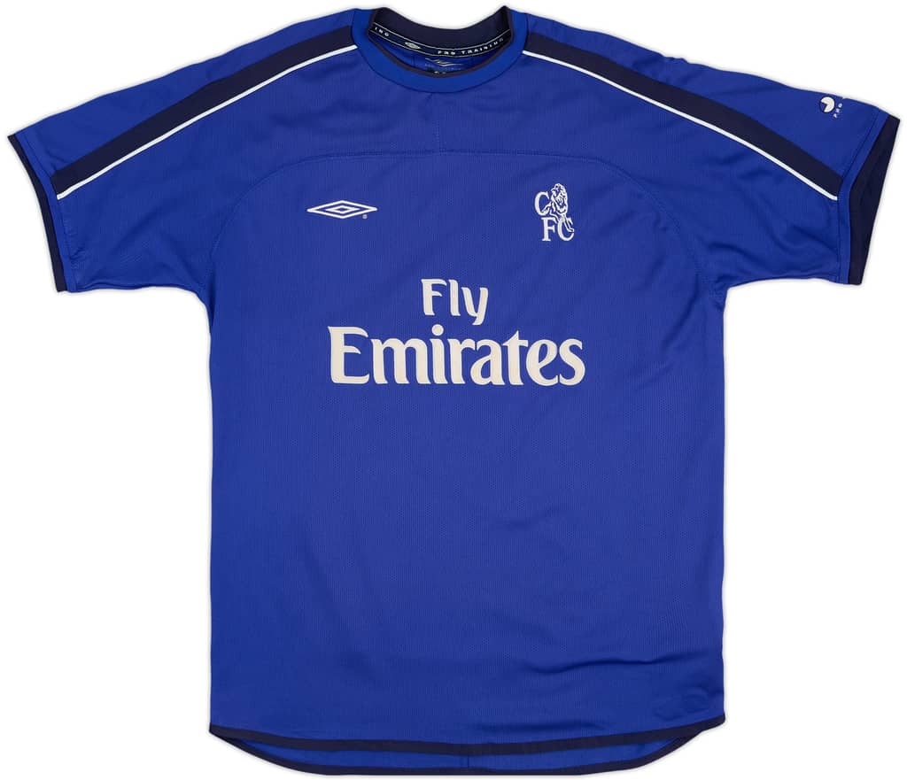 2001-02 Chelsea Umbro Training Shirt - 8/10 - (L)