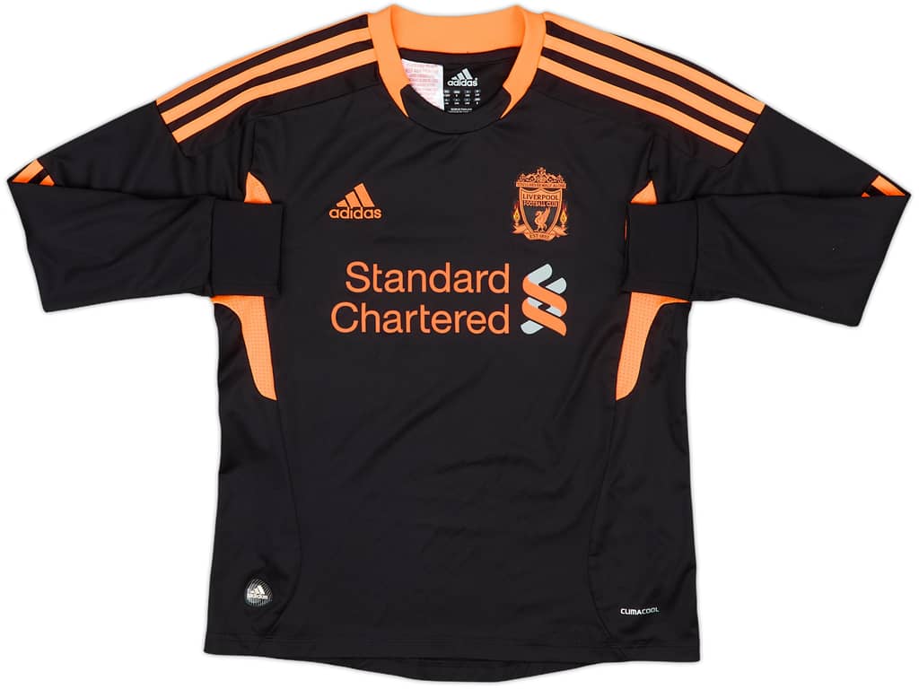 2010-11 Liverpool GK Shirt - 10/10 - (S.Boys)