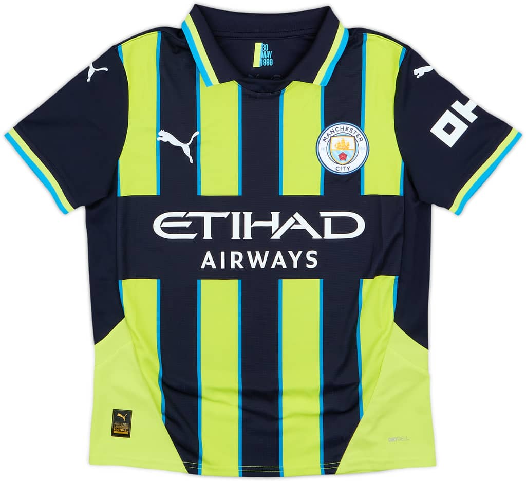 2024-25 Manchester City Away Shirt - 10/10 - (L.Boys)