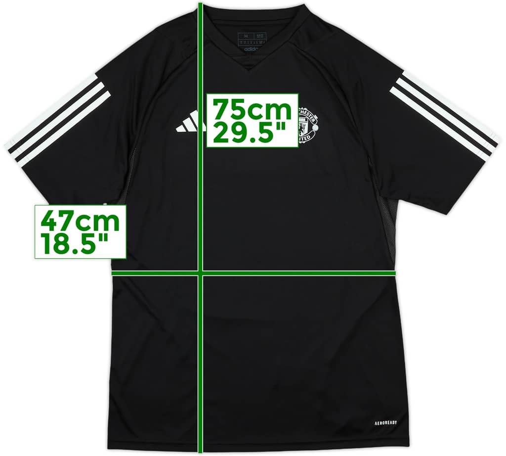 2023-24 Manchester United adidas Training Shirt - 10/10 - (M)