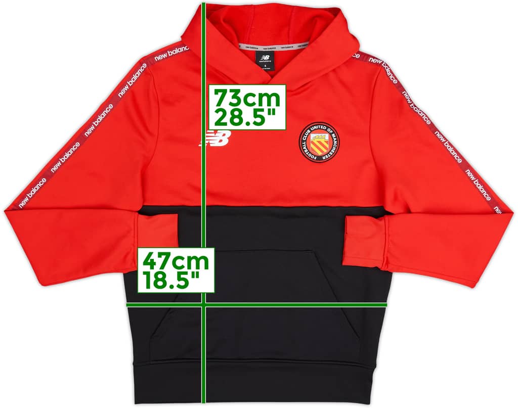 2021-22 FC United of Manchester New Balance Hooded Sweat Top - 9/10 - (S)