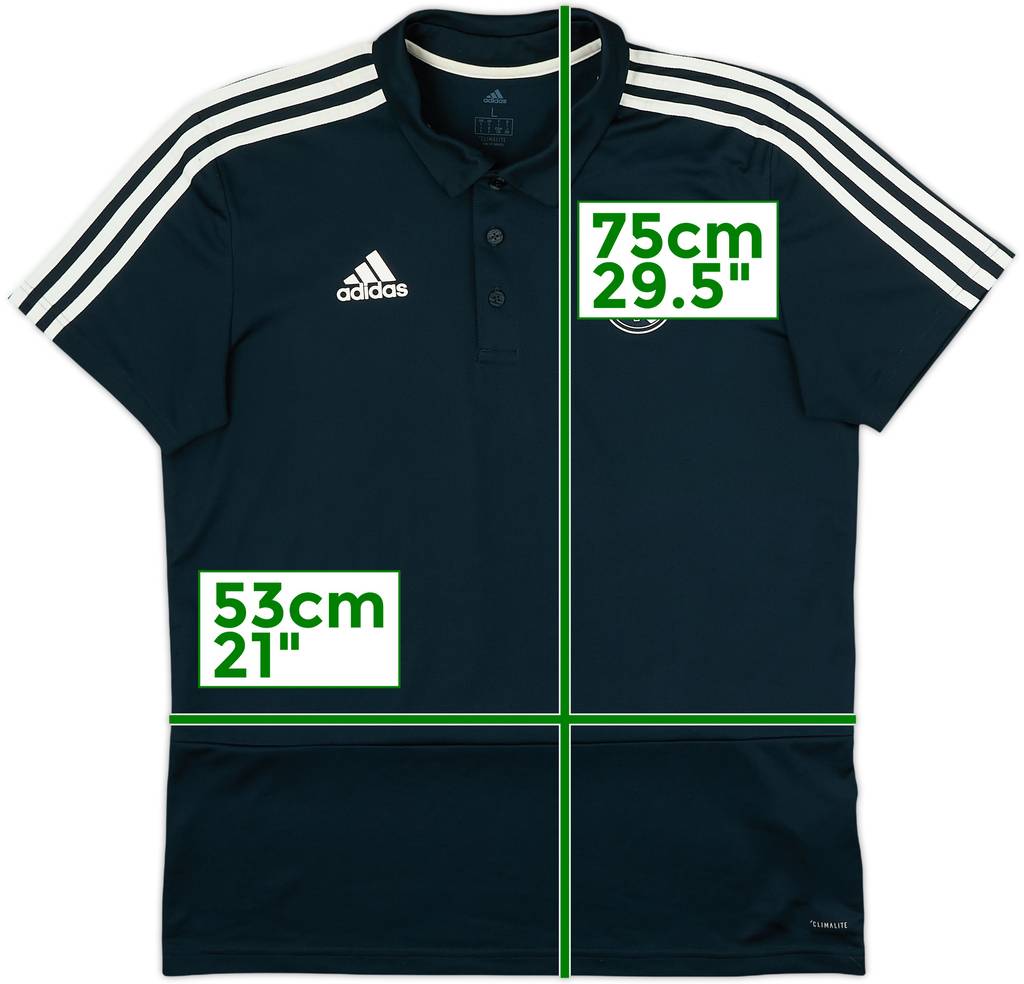 2018-19 Real Madrid adidas Polo Shirt - 10/10 - (L)