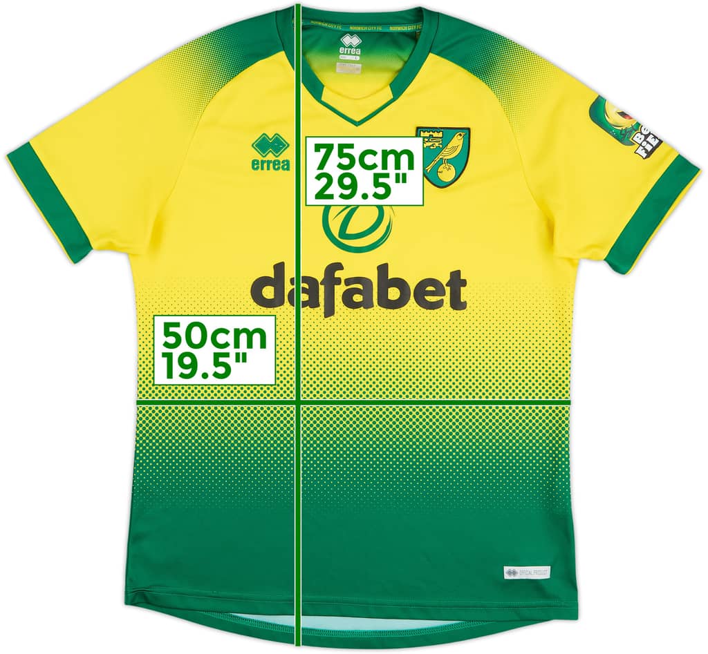 Camiseta de local del Norwich 2019-20 - 6/10 - (L)