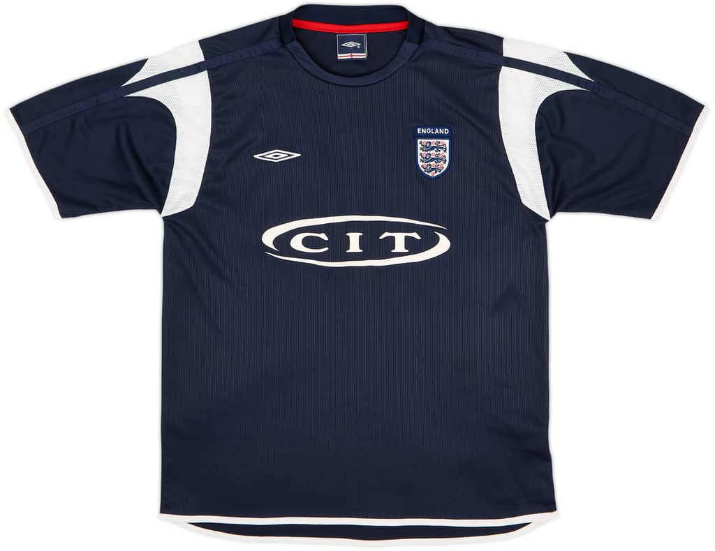 2002-04 England Umbro Training Shirt - 8/10 - (M)