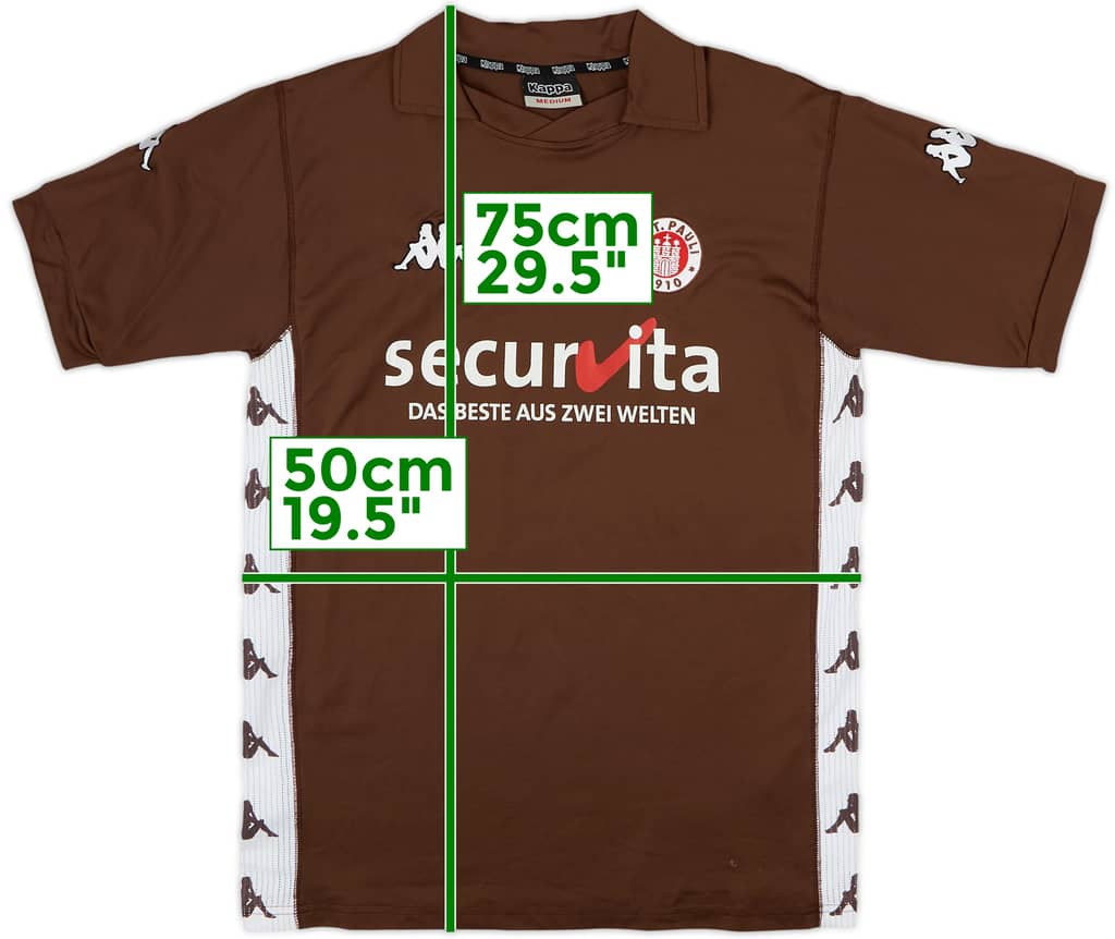 2001-02 St Pauli Home Shirt - 7/10 - (M)