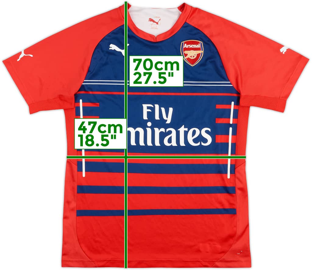 2014-15 Arsenal Puma Training Shirt - 8/10 - (M)