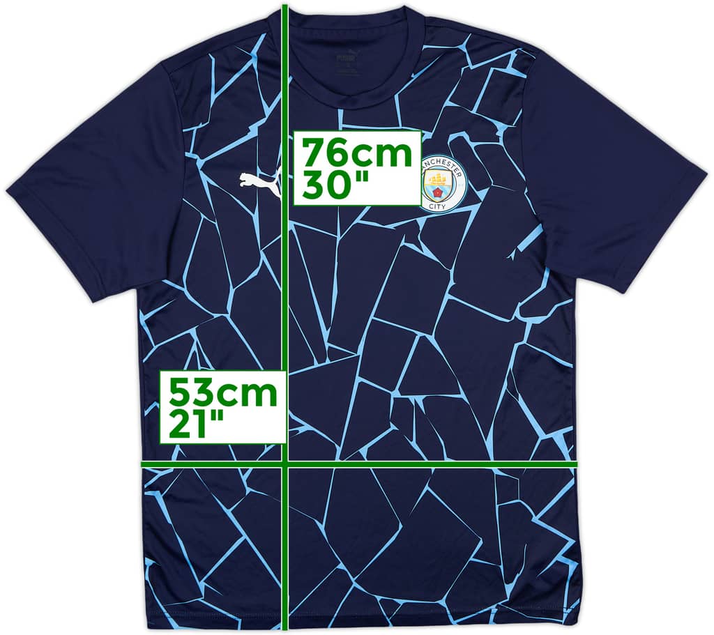 2020-21 Manchester City Puma Training Shirt - 6/10 - (XL)