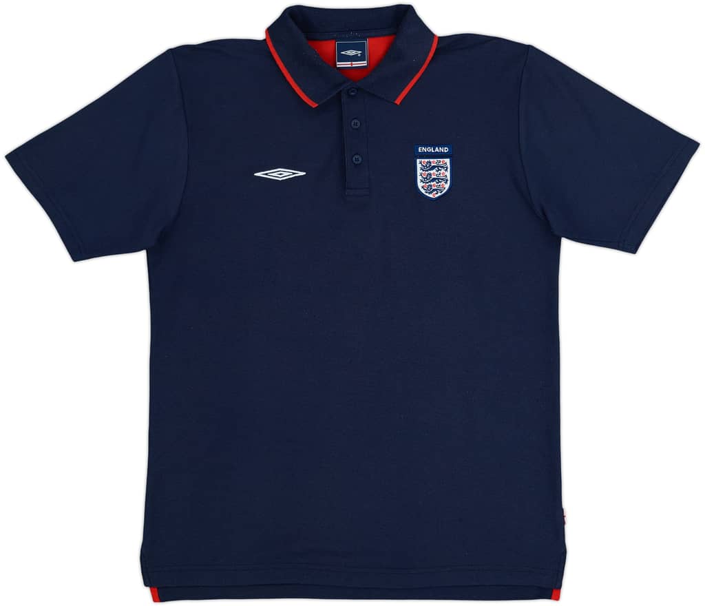 2004-06 England Umbro Polo Shirt - 8/10 - (M)