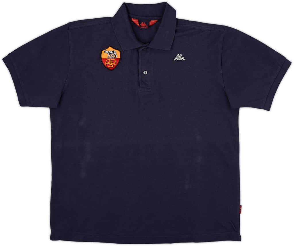 2007-08 Roma Kappa Polo Shirt - 7/10 - (L)