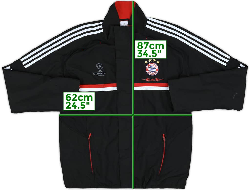 2011-12 Bayern Munich adidas CL Hooded Rain Jacket - 6/10 - (XXL)
