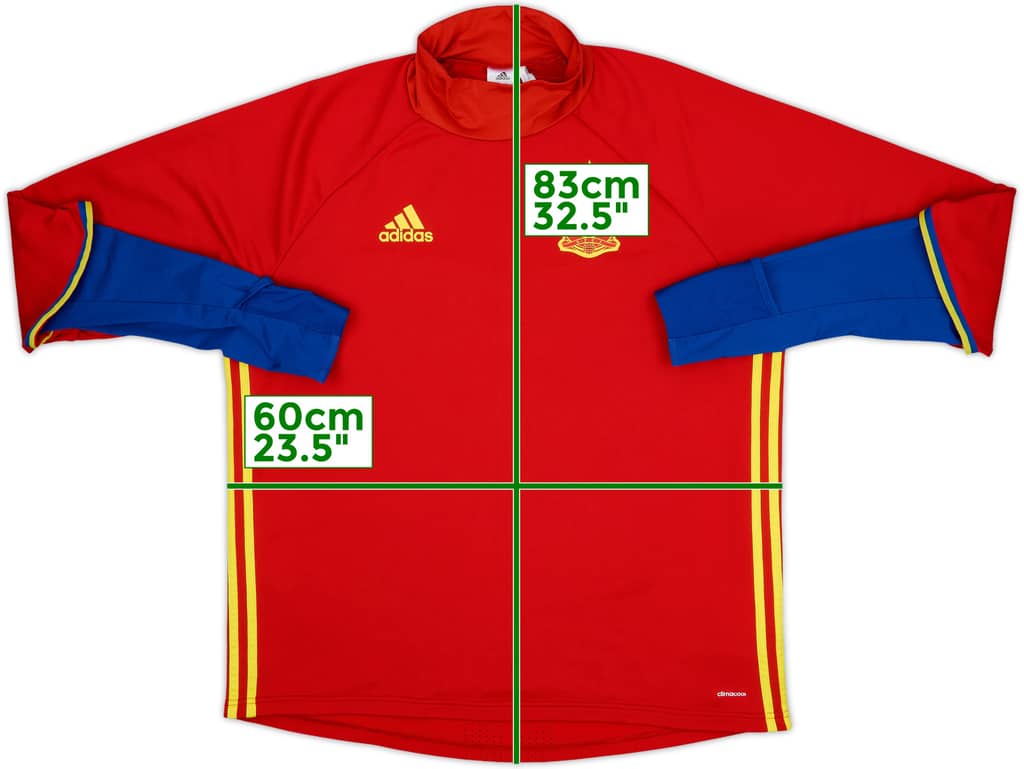 2016-18 Spain adidas Drill Top - 10/10 - (XL)