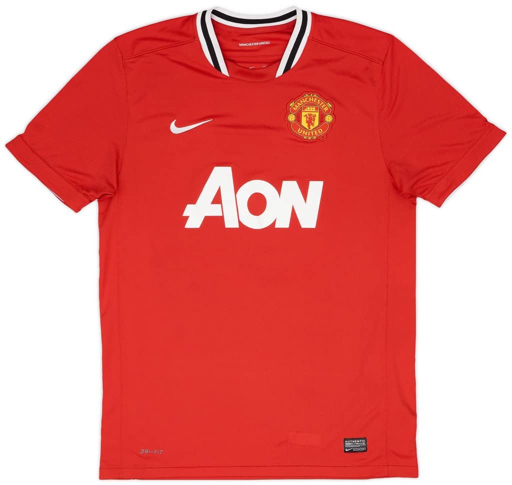 2011-12 Manchester United Home Shirt Rooney #10 - 8/10 - (S)