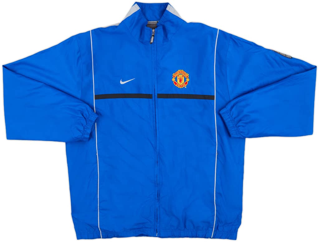 2002-03 Manchester United Nike Track Jacket - 8/10 - (L)