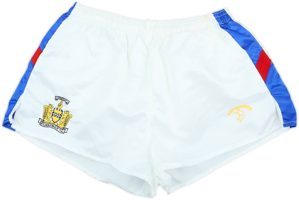 1989-91 Kilmarnock Player Issue Home Shorts