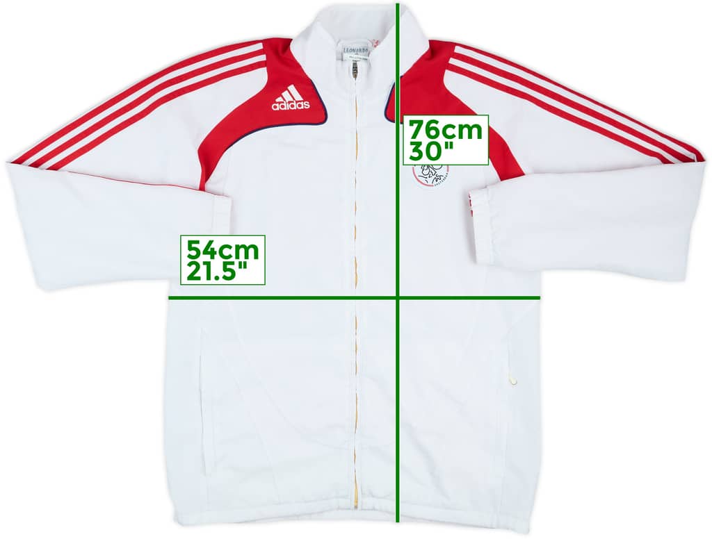 2008-09 Ajax adidas Track Jacket - 8/10 - (M/L)