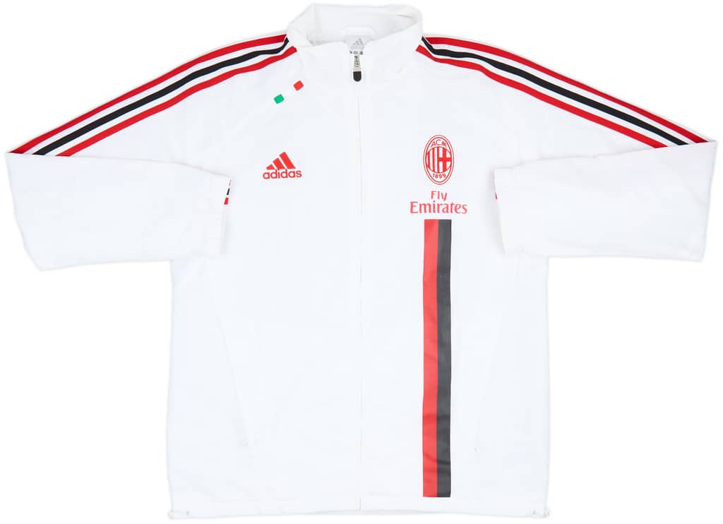 2011-12 AC Milan adidas Track Jacket - 9/10 - (L)