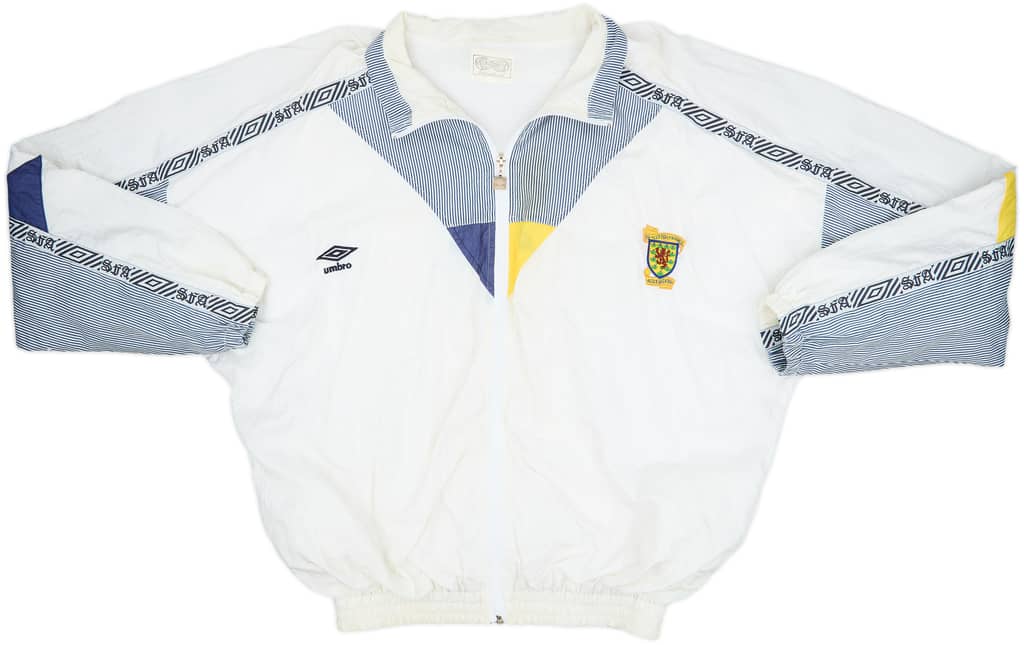 1990-92 Scotland Umbro Track Jacket - 8/10 - (L)