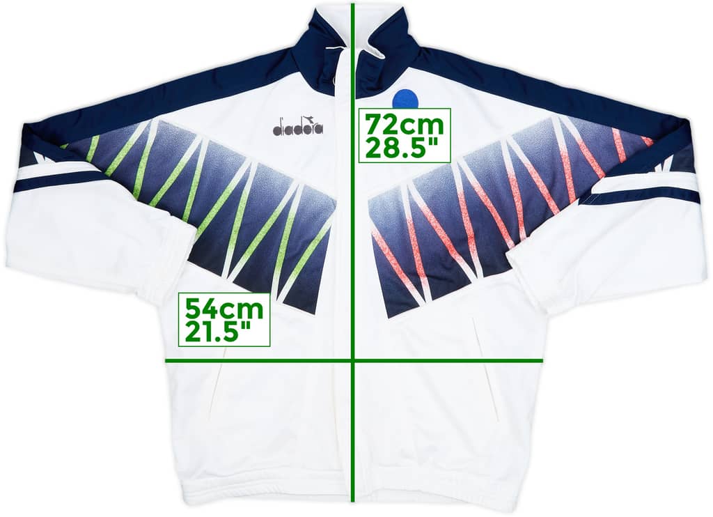 1990 Italy Diadora Track Jacket - 7/10 - (M)