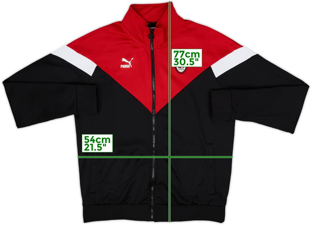 2019-20 AC Milan Puma Pre-Match Track Jacket - 9/10 - (L)