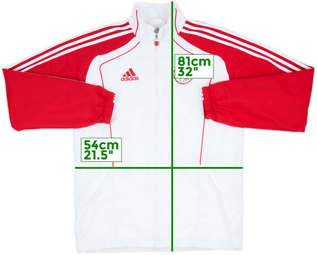 2010-11 Ajax adidas Track Jacket - 8/10 - (M)