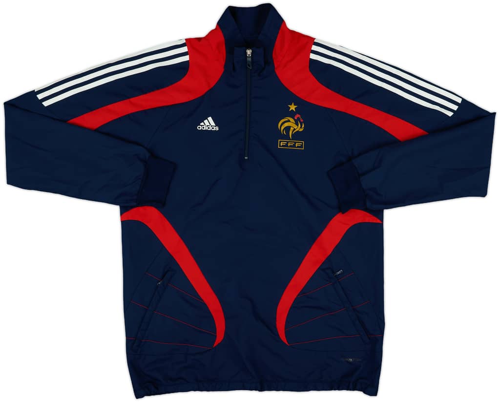 2007-08 France Player Issue Formotion 1/4 Zip Drill Top - 8/10 - (L)