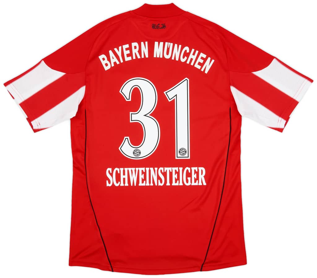2010-11 Bayern Munich Home Shirt Schweinsteiger #31 - 5/10 - (S)