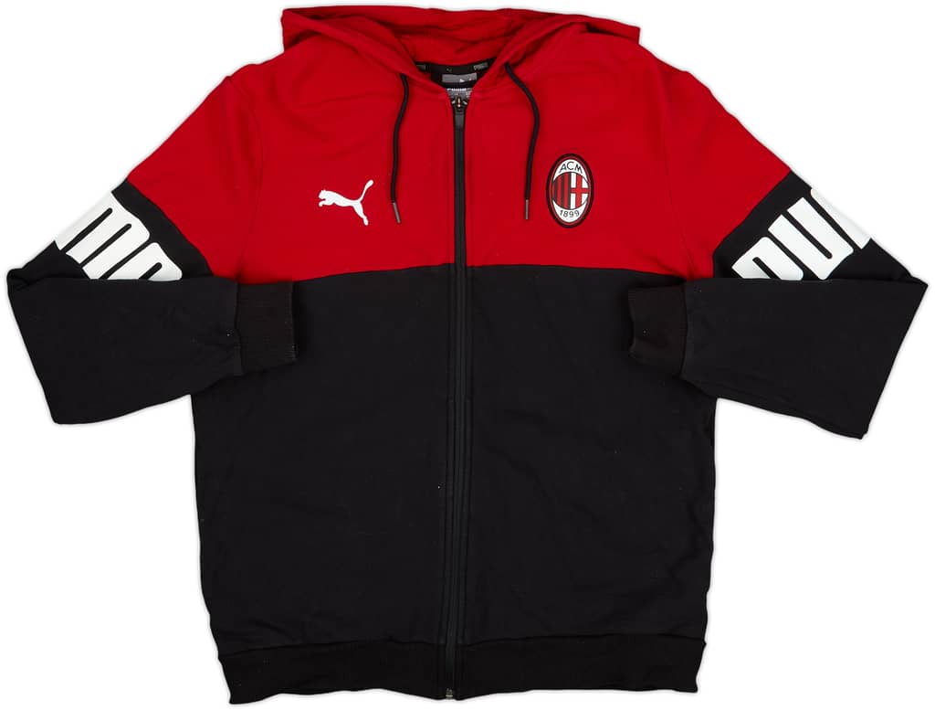 2019-20 AC Milan Puma Hooded Track Jacket - 9/10 - (M)
