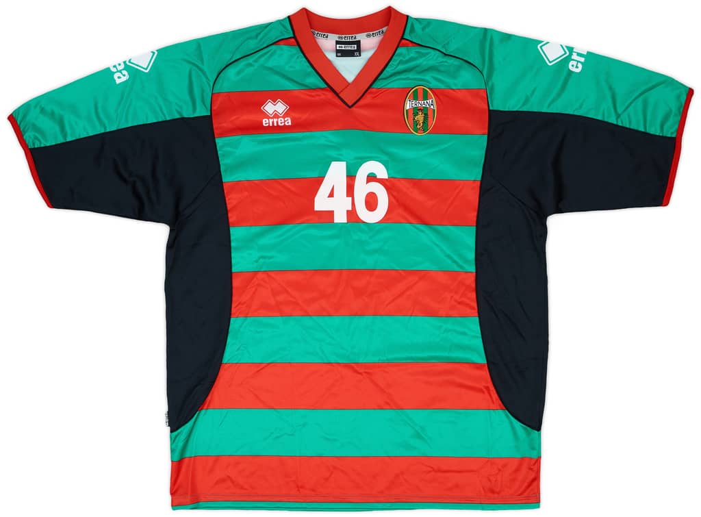 2000-01 Ternana Player Issue Errea Training Shirt #46 - 6/10 - (XXL)